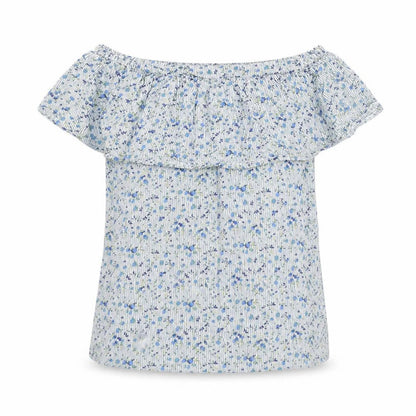 Womens UK Size 8 Warehouse Blue Basic Blouse