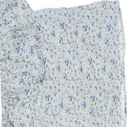 Womens UK Size 8 Warehouse Blue Basic Blouse