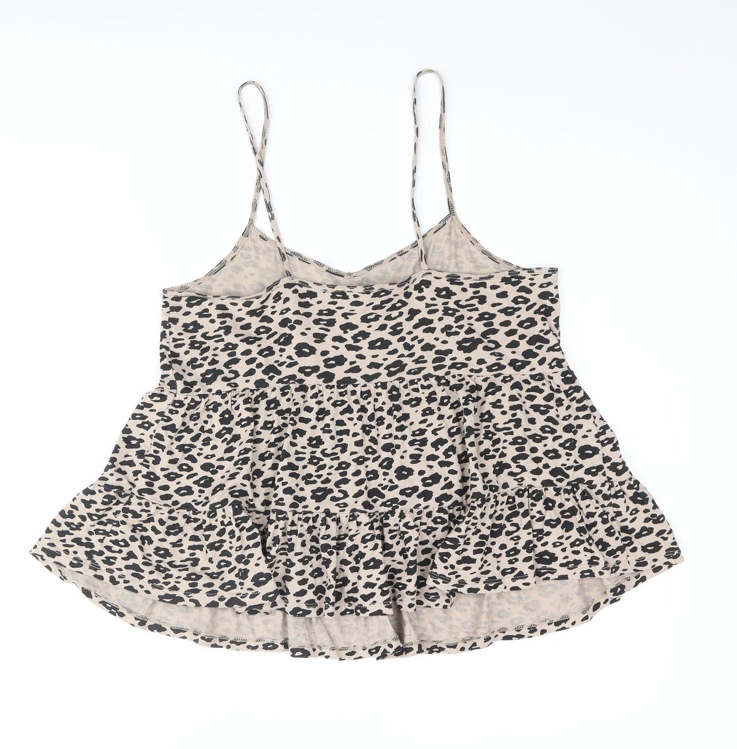 Womens UK Size 8 New Look Beige Camisole Tank