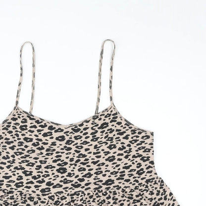 Womens UK Size 8 New Look Beige Camisole Tank