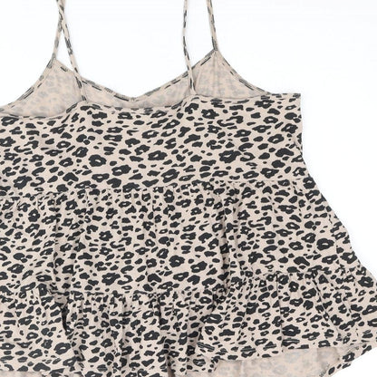 Womens UK Size 8 New Look Beige Camisole Tank