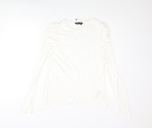 Womens UK Size 16 Marks and Spencer Ivory Basic Blouse