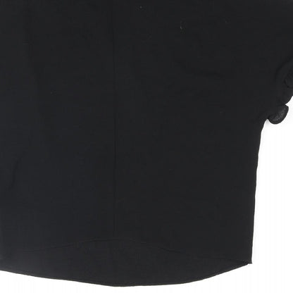Womens UK Size 6 New Look Black Basic Blouse