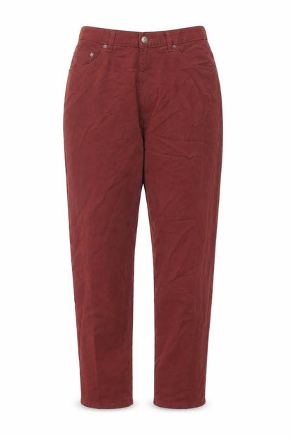 Womens UK Size 12 St Michael Regular Fit  Red Trousers