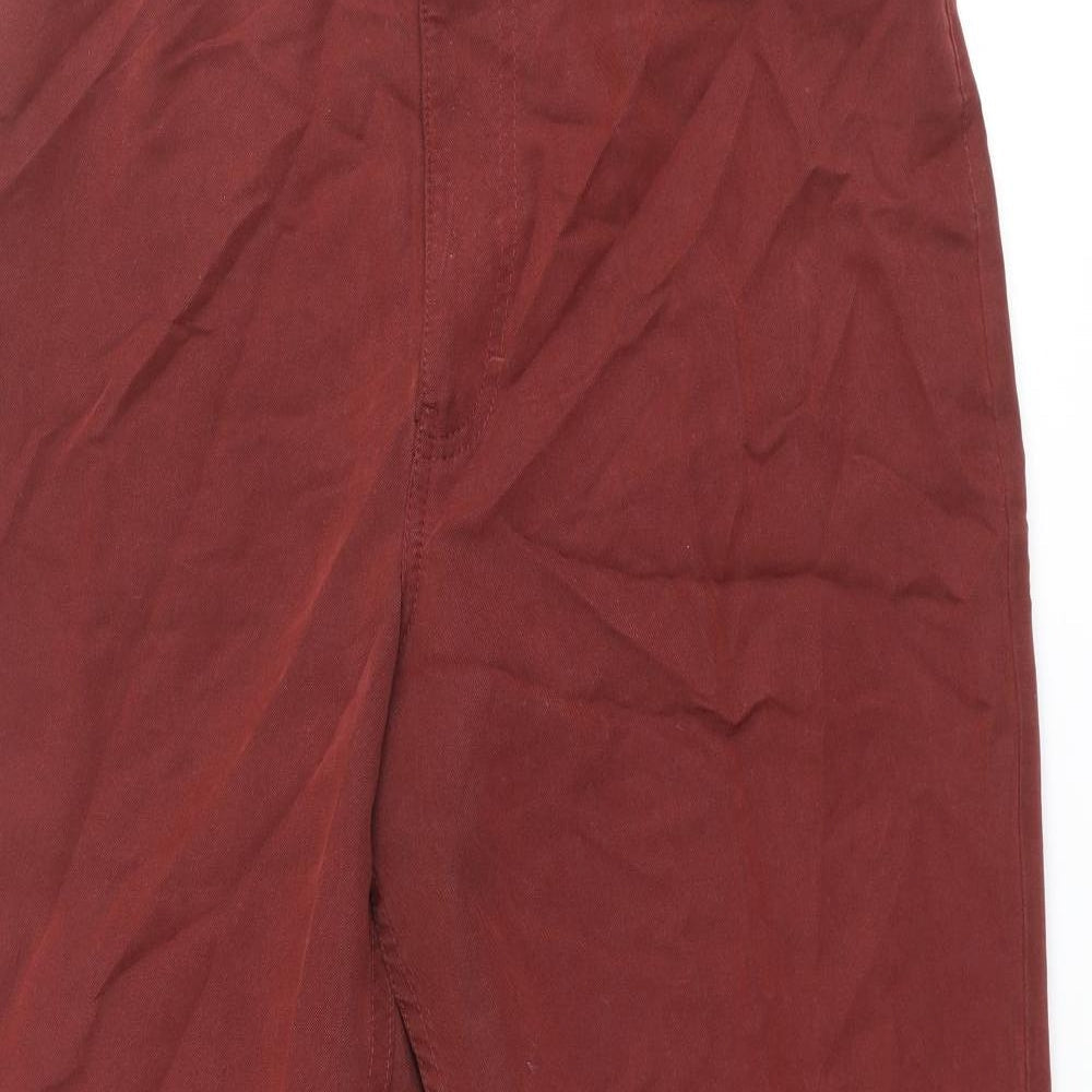 Womens UK Size 12 St Michael Regular Fit  Red Trousers