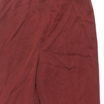 Womens UK Size 12 St Michael Regular Fit  Red Trousers