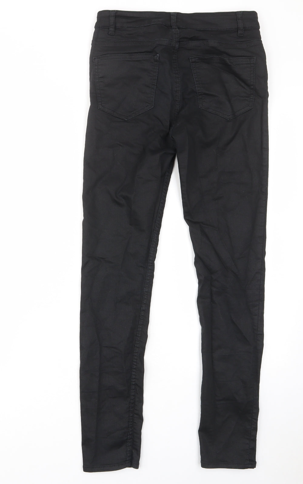Womens UK Size 8 H&M Regular Fit Skinny Black Jeans