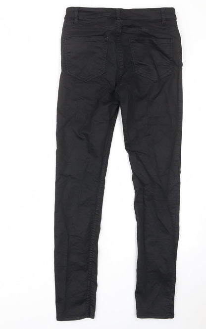 Womens UK Size 8 H&M Regular Fit Skinny Black Jeans