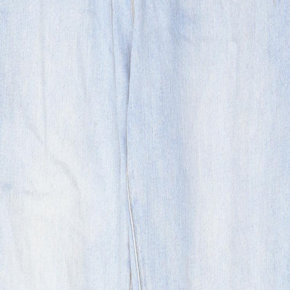 BDG Womens Blue Cotton Straight Jeans Size 30 in L30 in Regular Zip - Pockets, Belt Loops