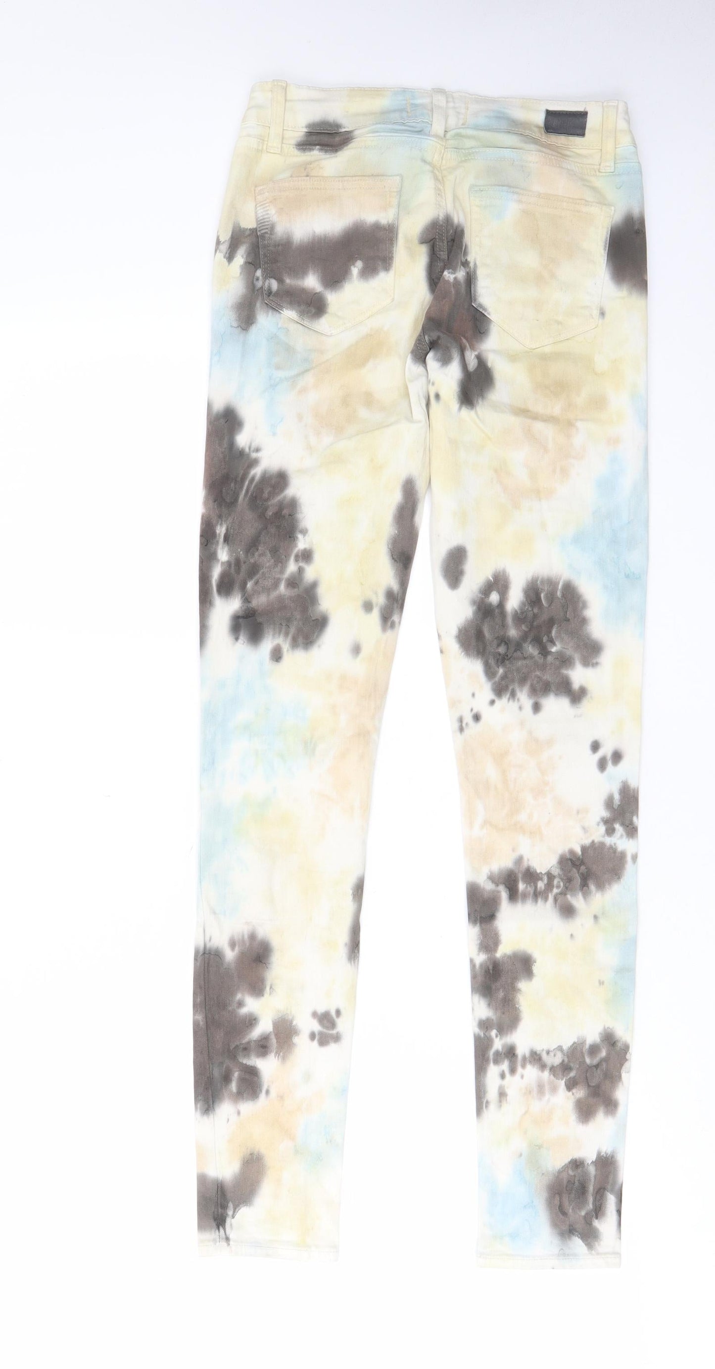 Womens UK Size 26 in Paige Regular Fit Skinny Multicoloured Jeans