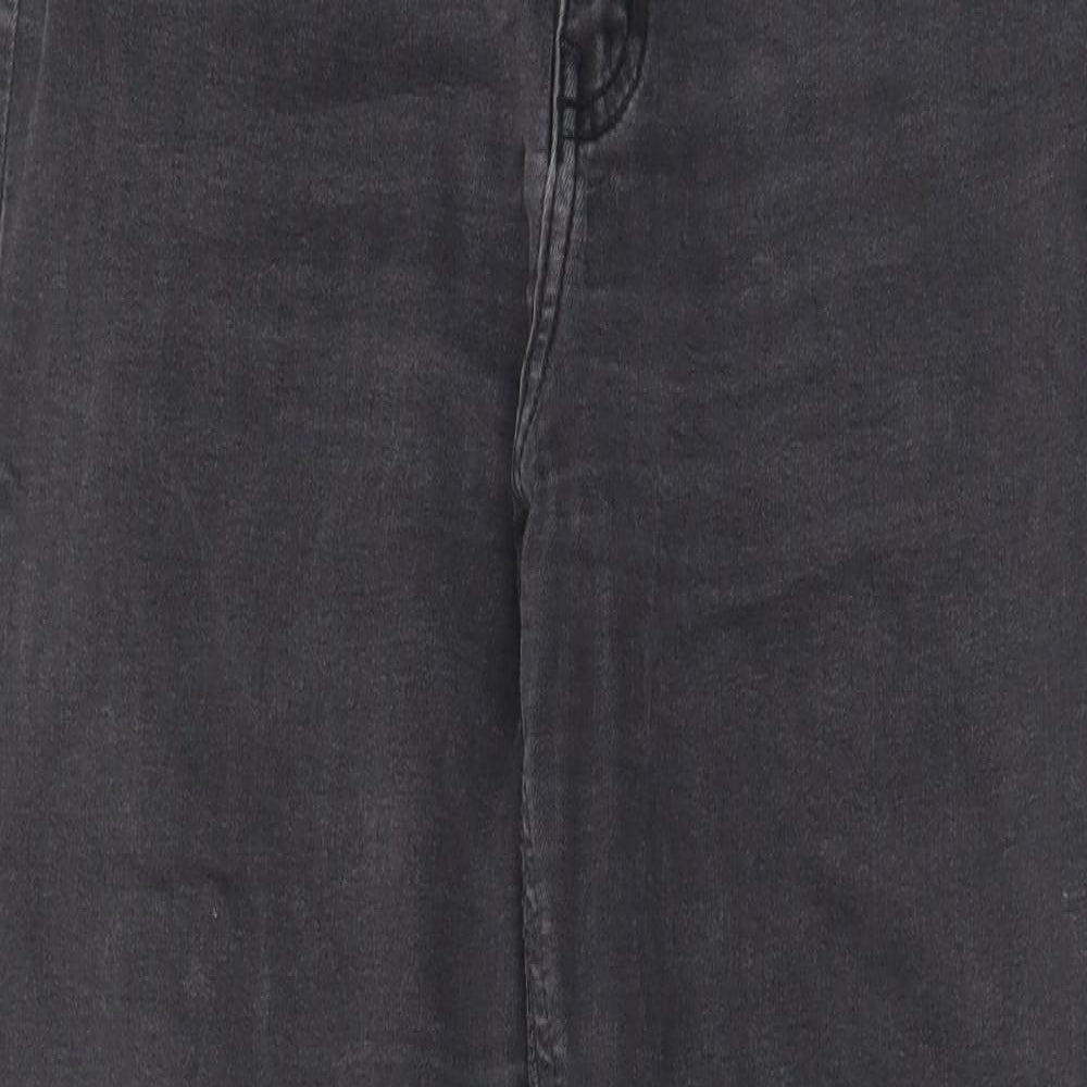 ASOS Womens Grey Cotton Skinny Jeans Size 28 in L30 in Regular Zip - Pockets, Belt Loops