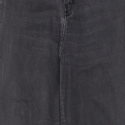 ASOS Womens Grey Cotton Skinny Jeans Size 28 in L30 in Regular Zip - Pockets, Belt Loops