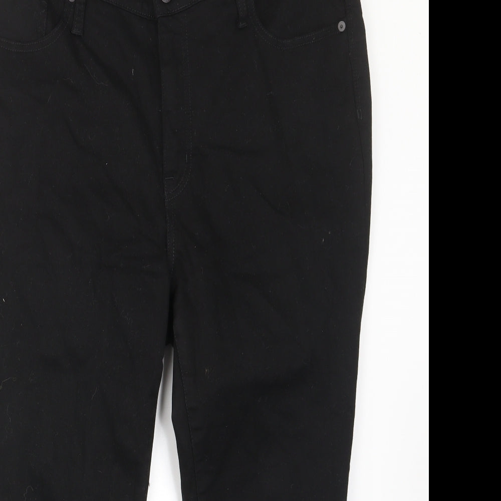 Madewell Womens Black Cotton Skinny Jeans Size 18 L24 in Regular Zip - Pockets, Belt Loops