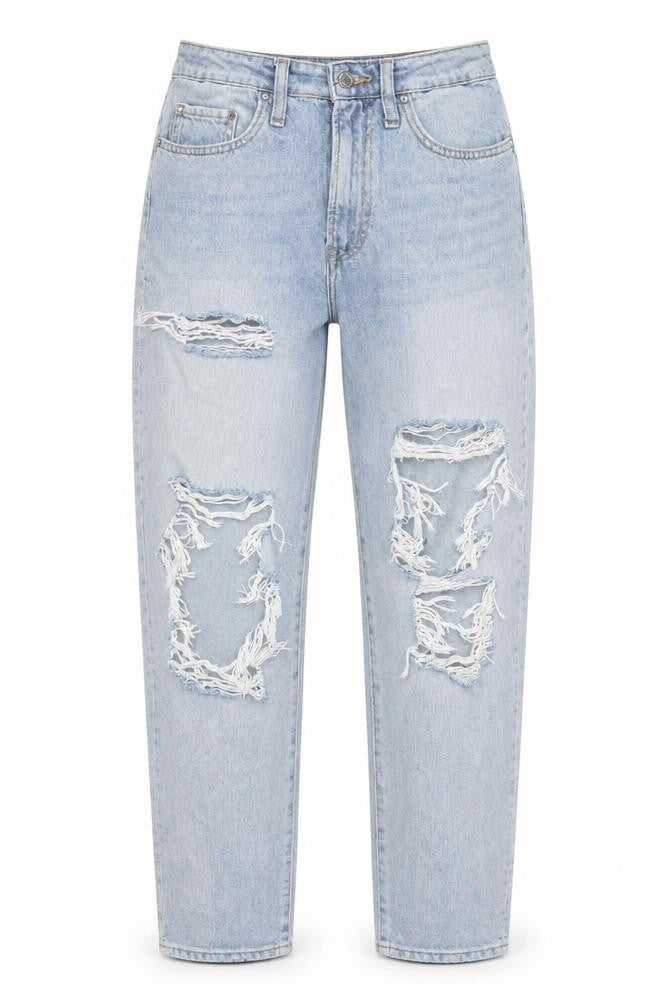 Womens UK Size 10 H&M Regular Fit Straight Blue Jeans