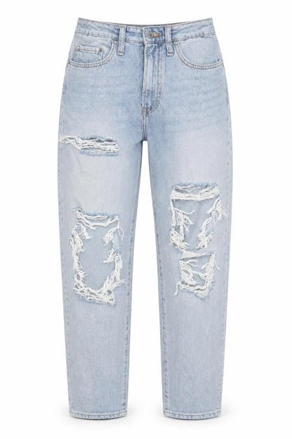 Womens UK Size 10 H&M Regular Fit Straight Blue Jeans