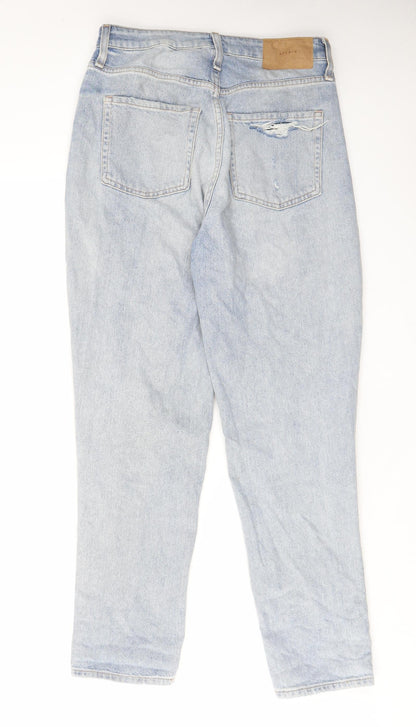 Womens UK Size 10 H&M Regular Fit Straight Blue Jeans