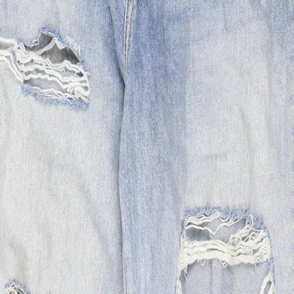 Womens UK Size 10 H&M Regular Fit Straight Blue Jeans