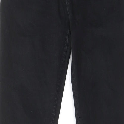 Denim & Co. Mens Black Cotton Skinny Jeans Size 32 in L34 in Regular Zip - Pockets, Belt Loops