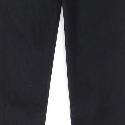 Denim & Co. Mens Black Cotton Skinny Jeans Size 32 in L34 in Regular Zip - Pockets, Belt Loops