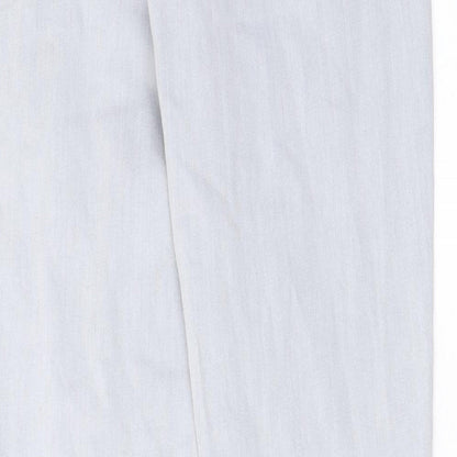 Oasis Womens Grey Cotton Skinny Jeans Size 10 L29 in Regular Zip - Pockets, Belt Loops