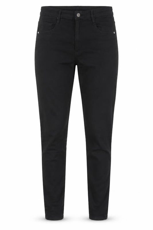 Kraus Womens Black Cotton Skinny Jeans Size 12 L27 in Regular Zip - Pockets, Belt Loops