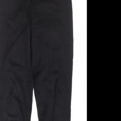 Kraus Womens Black Cotton Skinny Jeans Size 12 L27 in Regular Zip - Pockets, Belt Loops