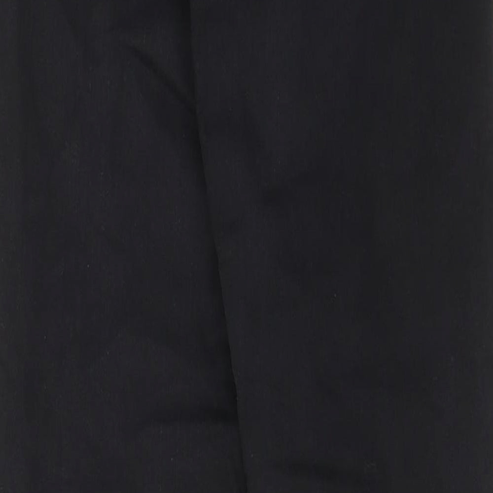 Topshop Womens Black Cotton Skinny Jeans Size 26 in L34 in Regular Zip - Pockets, Belt Loops