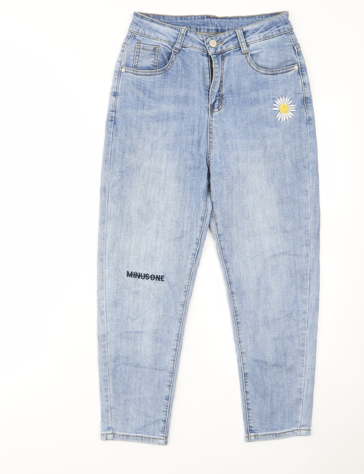 Womens UK Size 26 in Jeans Regular Fit Straight Blue Jeans