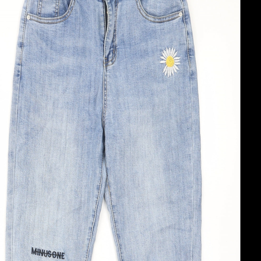 Womens UK Size 26 in Jeans Regular Fit Straight Blue Jeans
