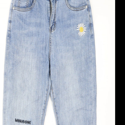 Womens UK Size 26 in Jeans Regular Fit Straight Blue Jeans