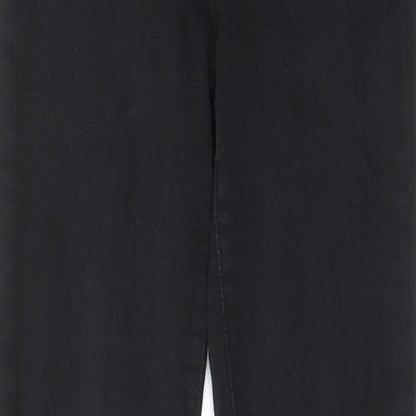 Toxik3 Womens Black Cotton Skinny Jeans Size 8 L28 in Regular Zip - Pockets, Belt Loops
