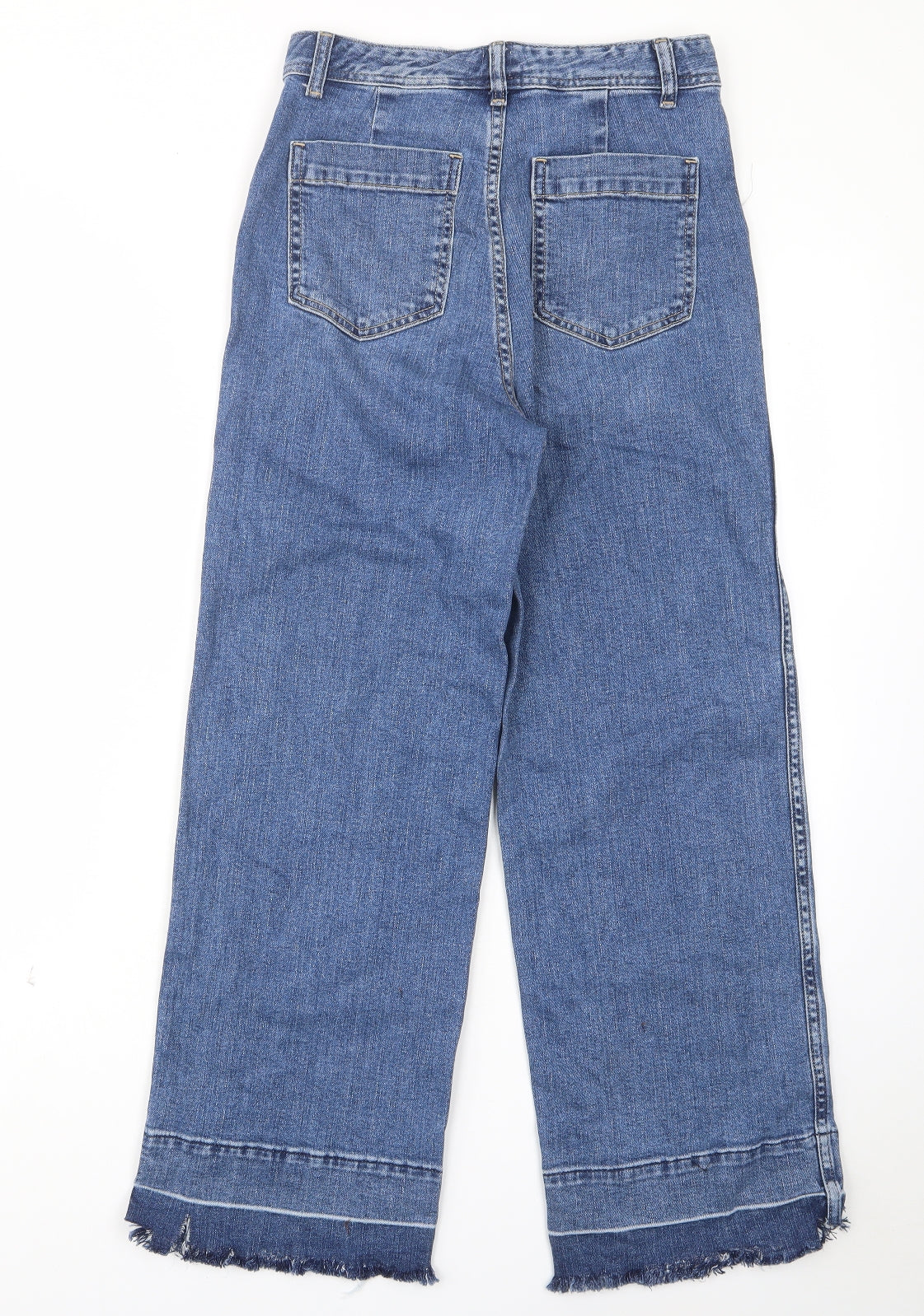 Gap Womens Blue Cotton Bootcut Jeans Size 26 in L27 in Regular Zip - Pockets, Belt Loops