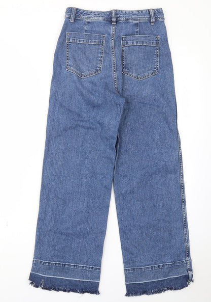 Gap Womens Blue Cotton Bootcut Jeans Size 26 in L27 in Regular Zip - Pockets, Belt Loops