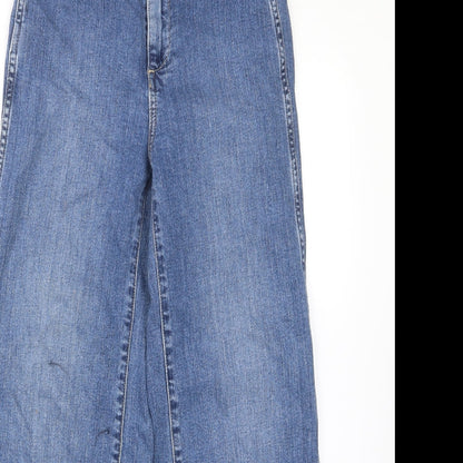 Gap Womens Blue Cotton Bootcut Jeans Size 26 in L27 in Regular Zip - Pockets, Belt Loops