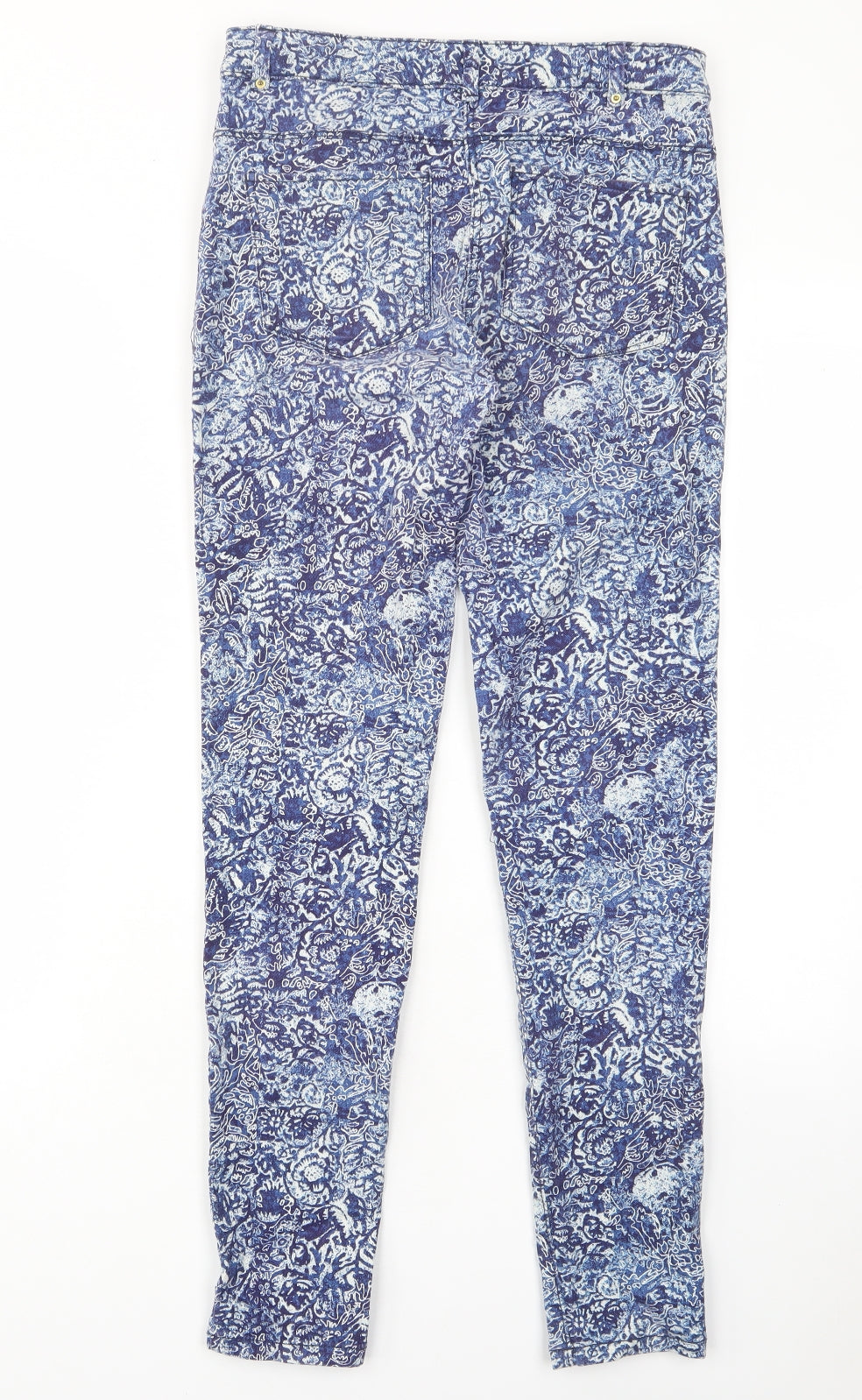 Womens UK Size 8 H&M Regular Fit Skinny Blue Jeans