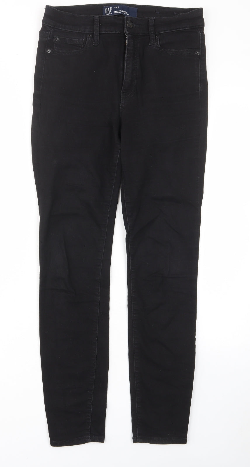 Womens UK Size 27 in Gap Regular Fit Skinny Black Jeans