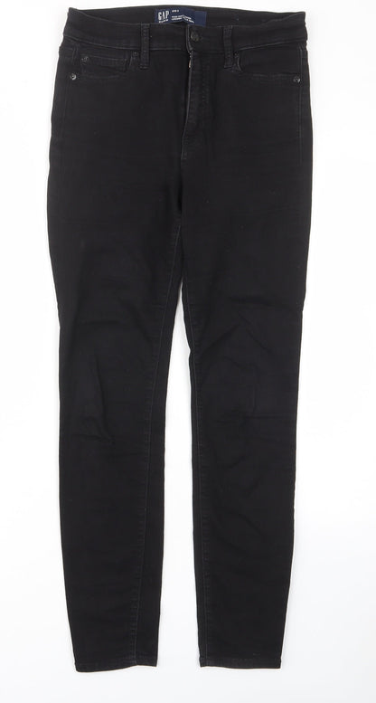 Womens UK Size 27 in Gap Regular Fit Skinny Black Jeans
