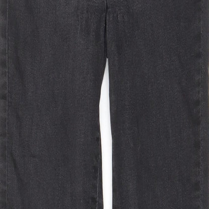 Levi's Womens Grey Cotton Skinny Jeans Size 25 in L29 in Regular Zip - Pockets, Belt Loops, Logo