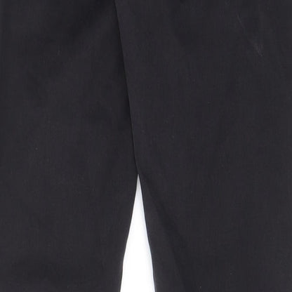 Denim & Co. Womens Black Cotton Skinny Jeans Size 10 L28 in Regular Zip - Pockets, Belt Loops