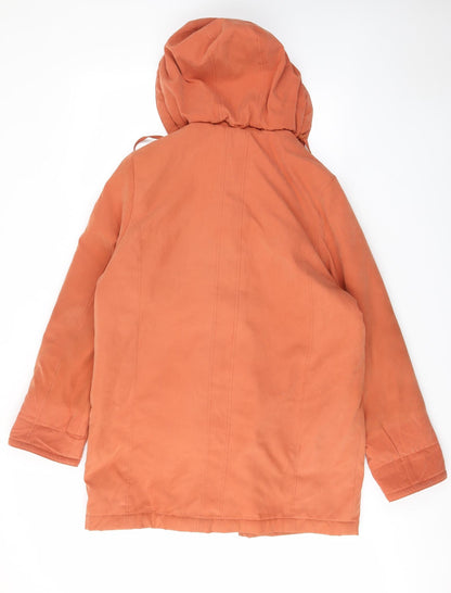 Klass Womens Pink Jacket Coat Size L Zip - Pockets, Lined