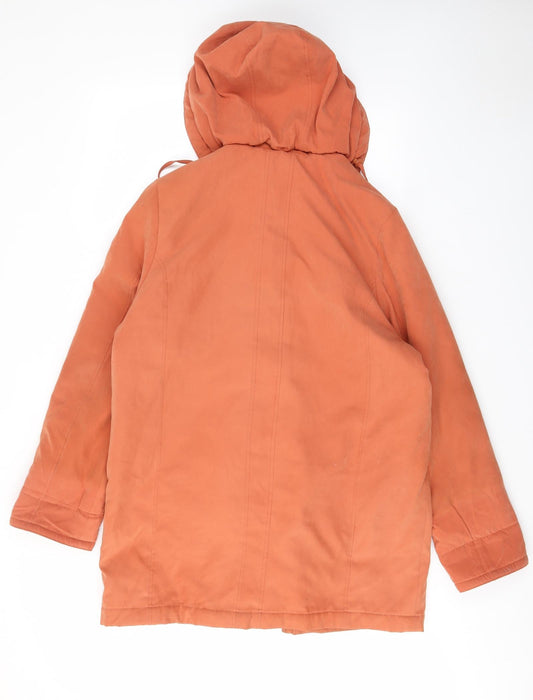 Klass Womens Pink Jacket Coat Size L Zip - Pockets, Lined