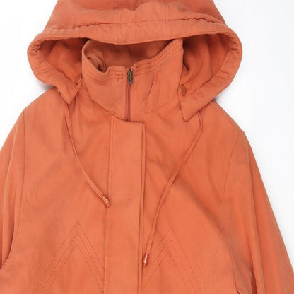 Klass Womens Pink Jacket Coat Size L Zip - Pockets, Lined