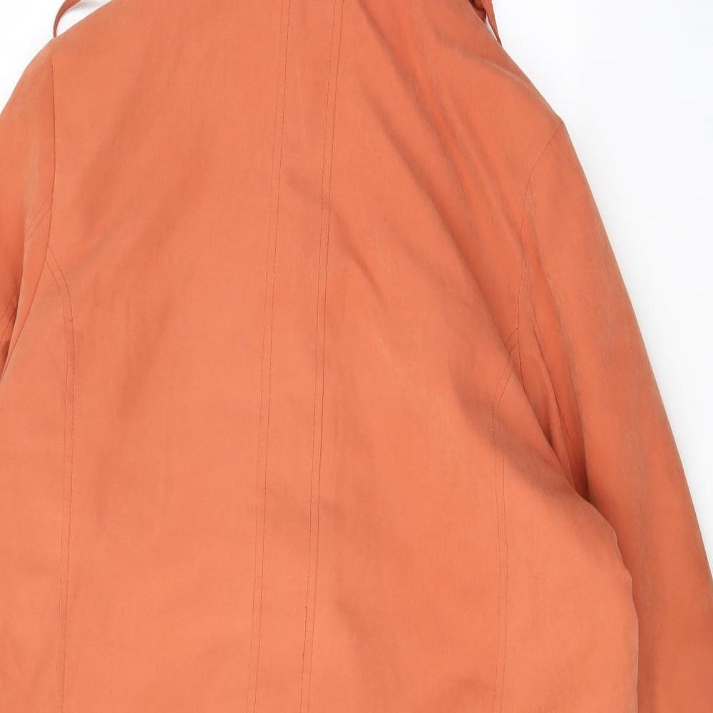 Klass Womens Pink Jacket Coat Size L Zip - Pockets, Lined