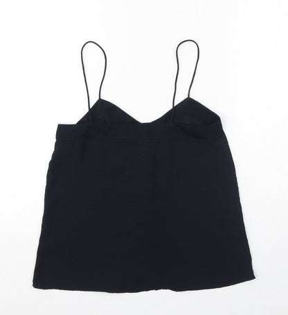Womens UK Size 4 H&M Black Camisole T-Shirt