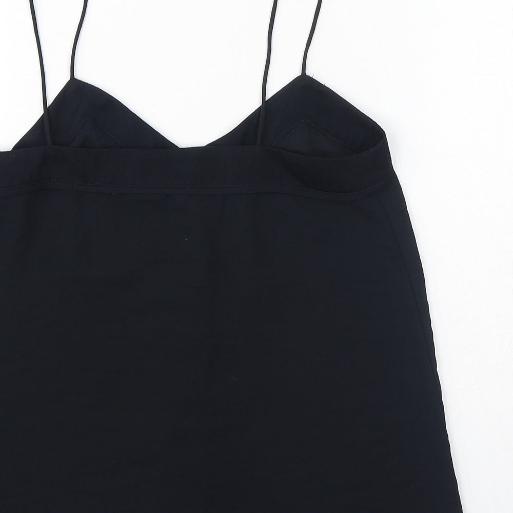 Womens UK Size 4 H&M Black Camisole T-Shirt