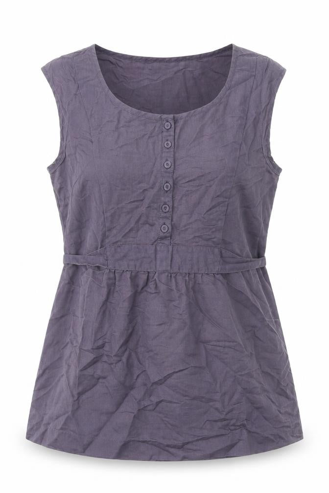 Womens UK Size 12 Gap Grey Basic Blouse