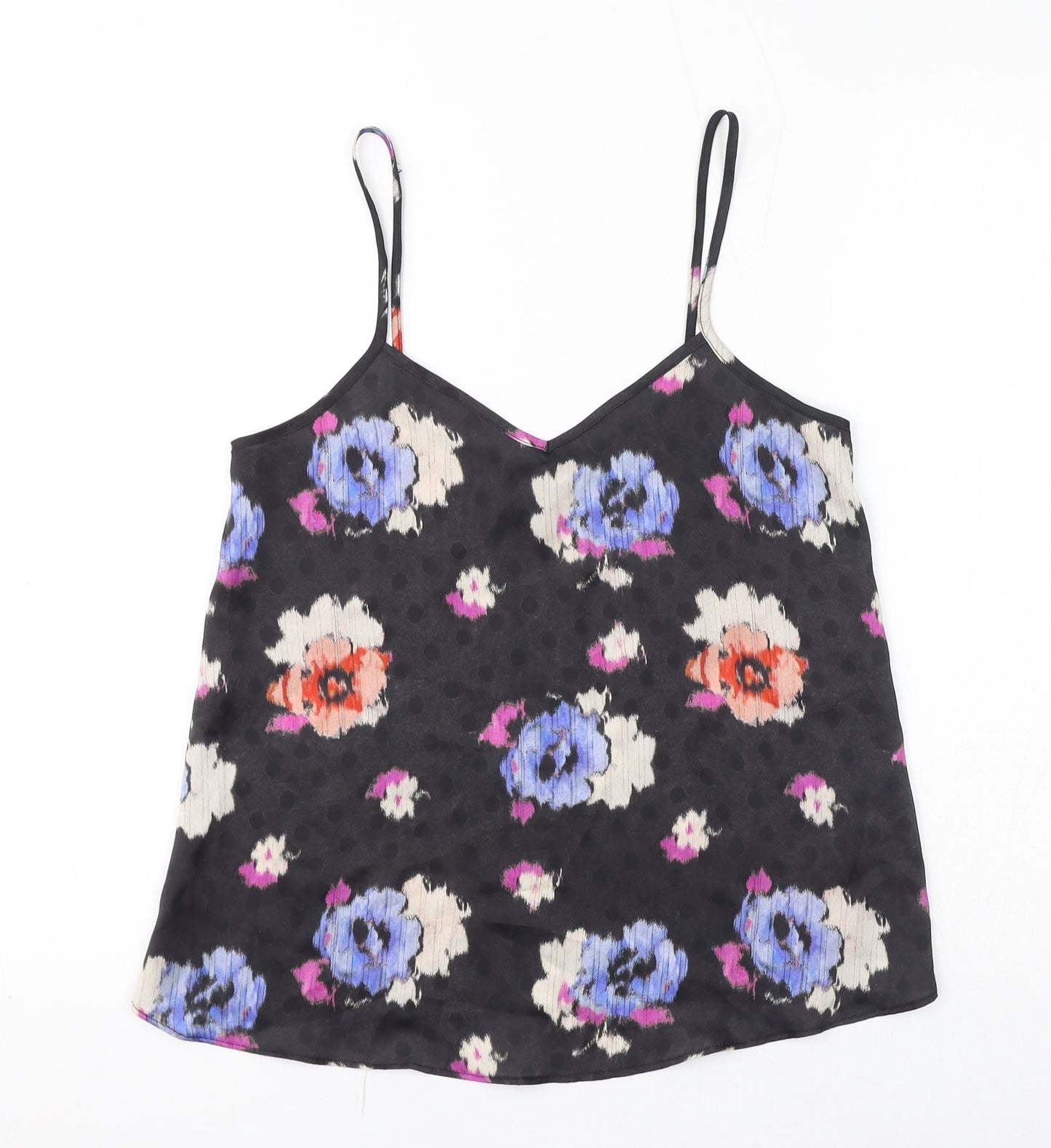 Womens UK Size 6 Topshop Multicoloured Camisole T-Shirt