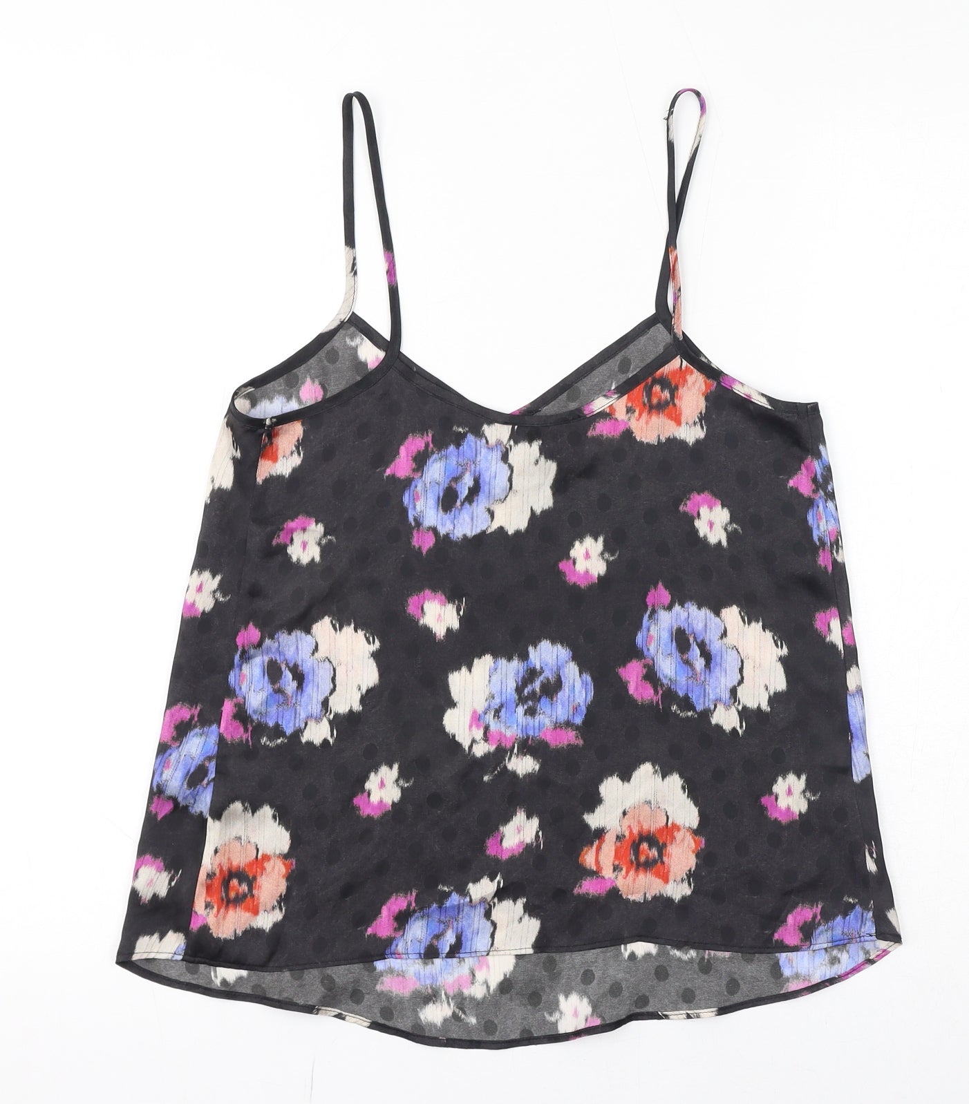 Womens UK Size 6 Topshop Multicoloured Camisole T-Shirt