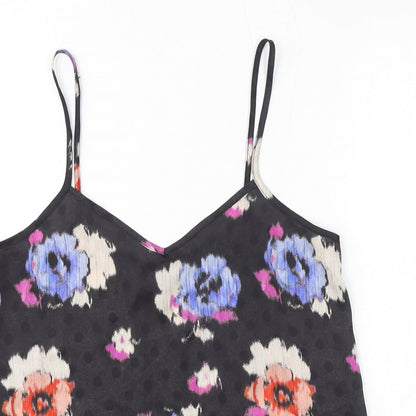 Womens UK Size 6 Topshop Multicoloured Camisole T-Shirt