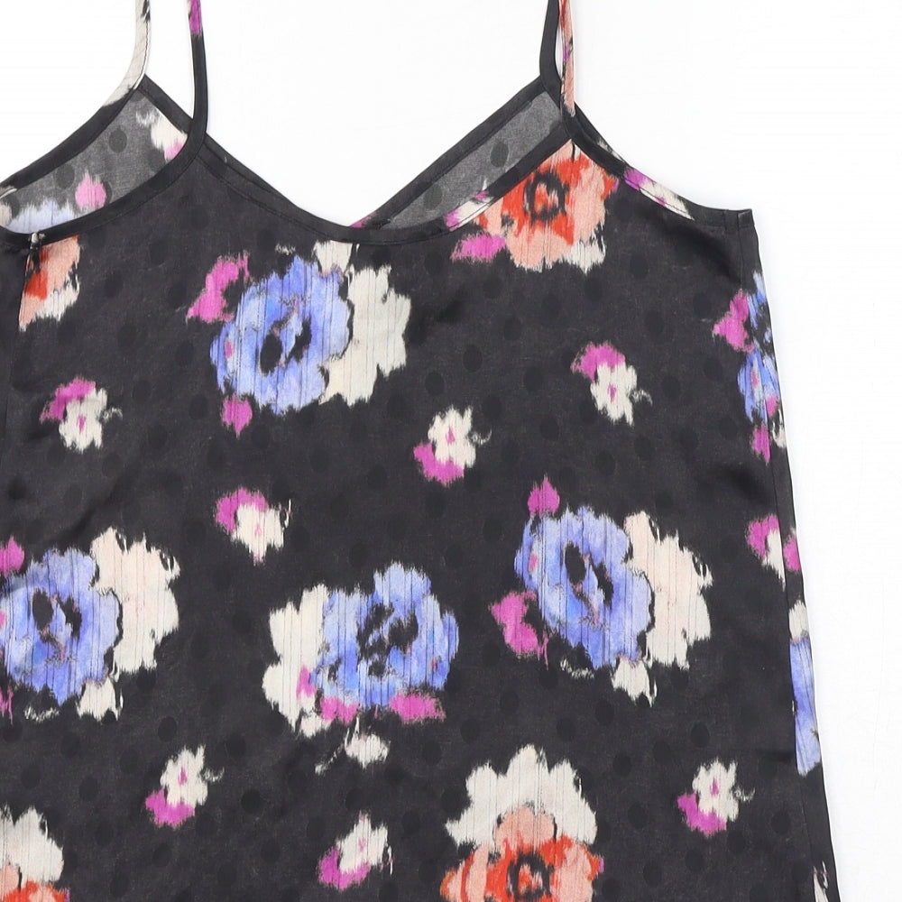 Womens UK Size 6 Topshop Multicoloured Camisole T-Shirt